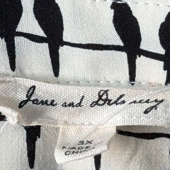 EUCJane & Delancey Anthropologie tunic blouse, size 3X - Picture 3 of 9